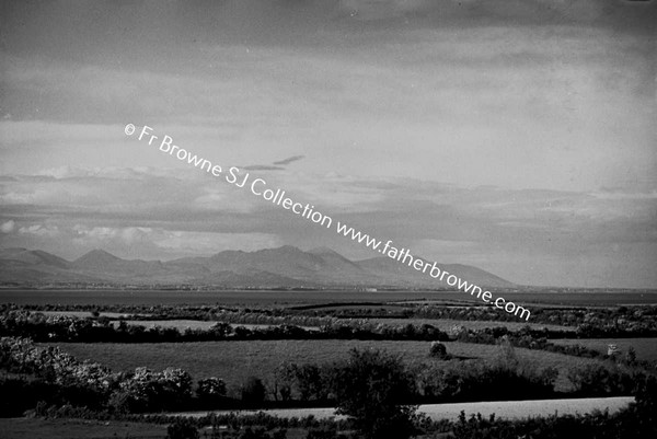 DISTANT VIEW OF CARLINGFORD AND MOURNE MOUNTAINS NEAR DILLONSTOWN